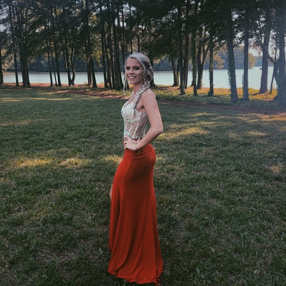 Red Prom Dress - Picture 2 of 3